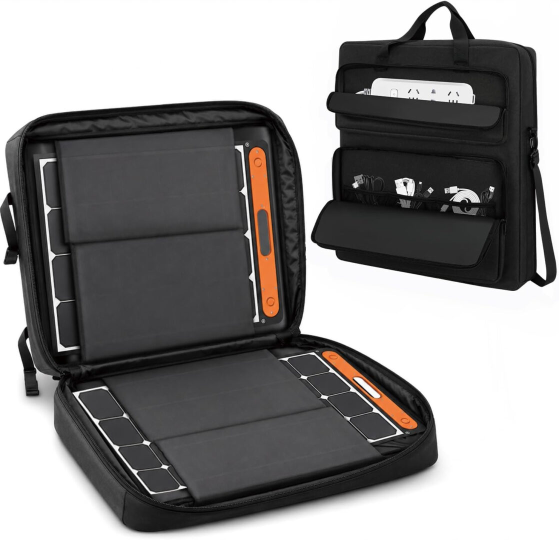 Solar Panel Carrying Case Compatible with Jackery Solarsaga 100W/100X/200W, Padd