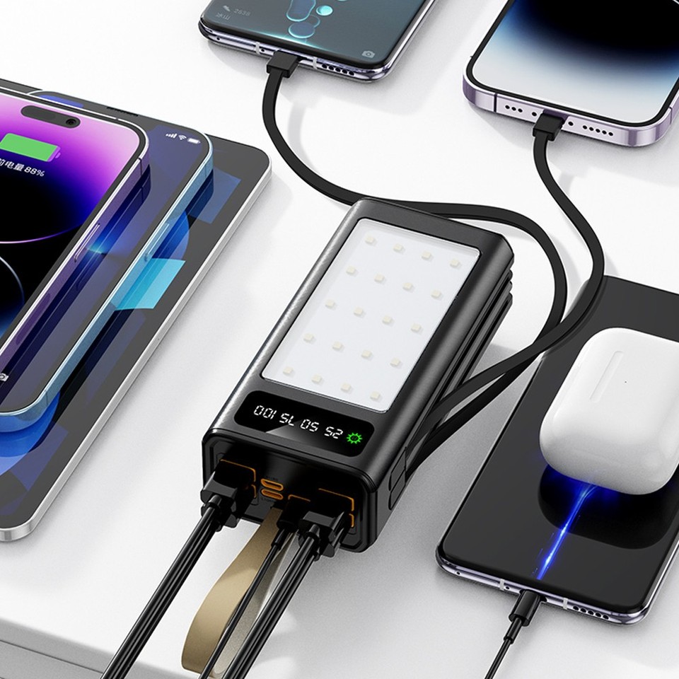 98000mAh Power Bank  External Portable Battery Fast Charging LED For Cell Phone